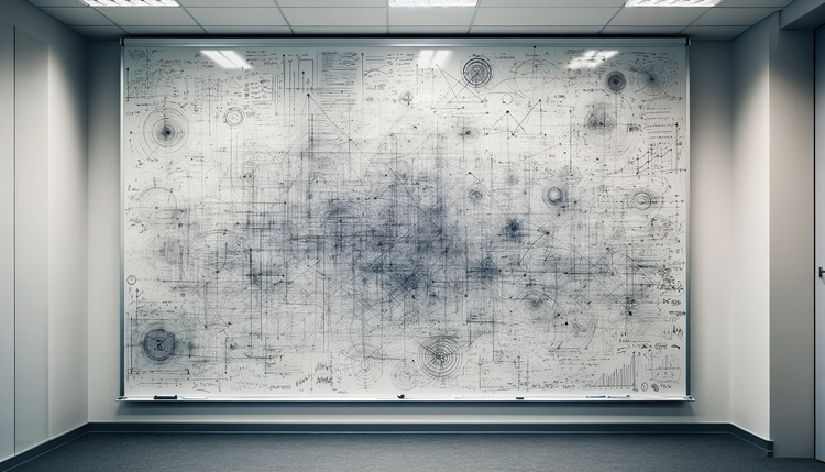 Attention on a Hazzy Whiteboard